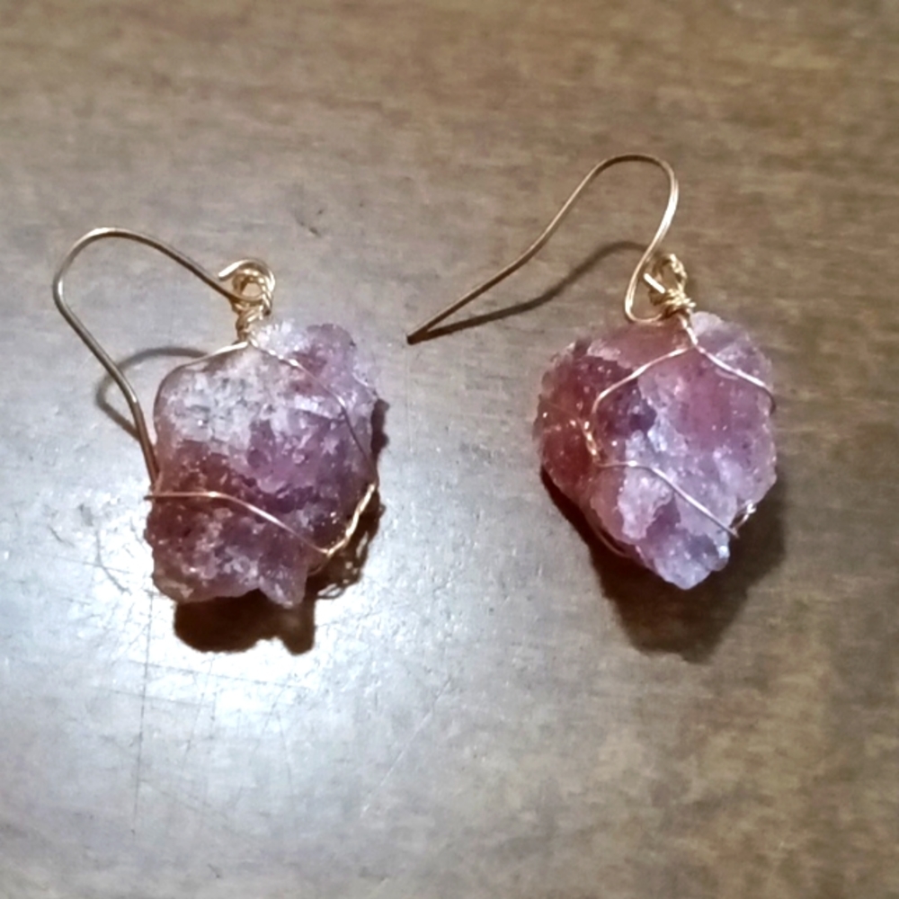 Strawberry Quartz Earrings